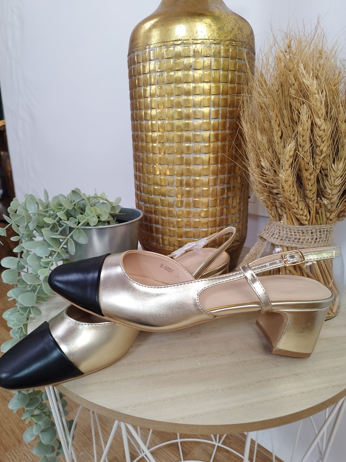 Zapato bicolor