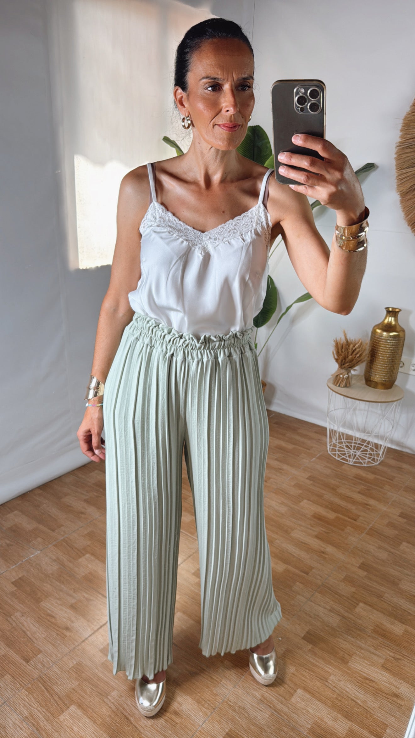 Pantalón Plisado