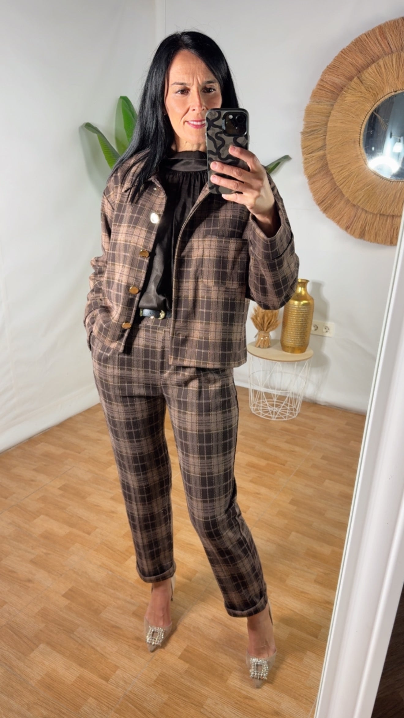 Chaqueta Tartán